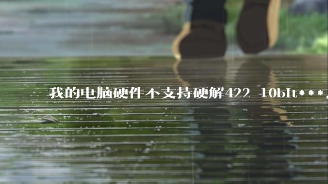 我的电脑硬件不支持硬解422 10bit***，但是用达芬奇可以编辑和导出，这是为什么?